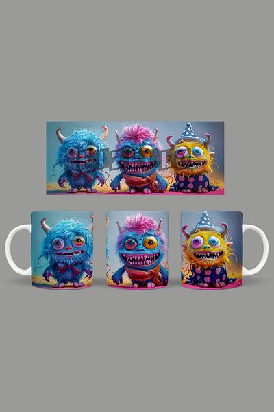 Fizello Cute Baby Monsters - Cute Baby Monsters Mug