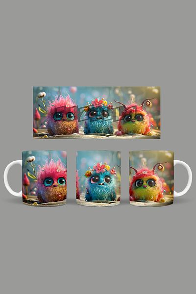 Fizello Cute Baby Monsters - Cute Baby Monsters Mug