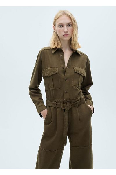 MANGO Woman High Waisted Balloon Fit Jean