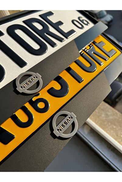 BMASTORE06 NİSSAN MAT Uyumlu Model Pleksi Plakalık (1Çift,2Adet)