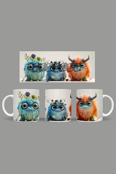 Fizello Cute Baby Monsters - Cute Baby Monsters Mug