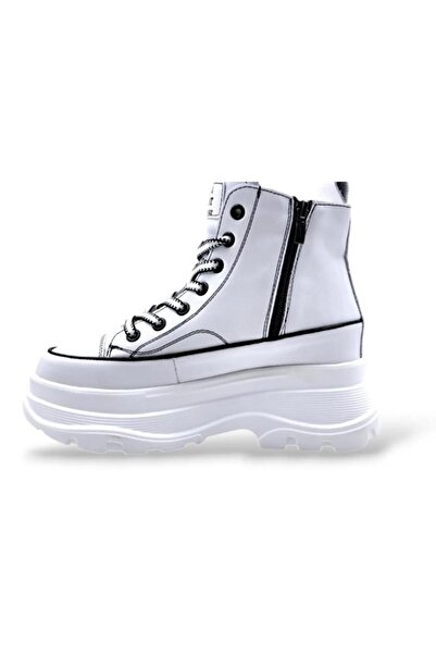 Guja 24K345-4 Жіночі модні спортивні черевики з натуральної шкіри на високій підошві