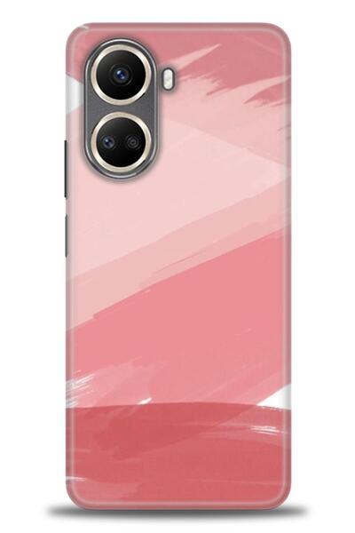 MRCİLETİSİM Realme C55 Case Hd Printed Case - Pink Palette + Full Screen Prot...
