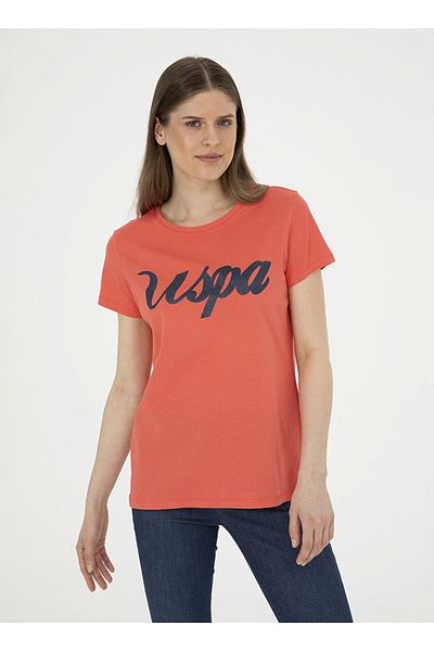 U.S. Polo Assn. BAZA. Polo Assn. Tricou de damă cu gât crew - BEAN-IY24 DMLS