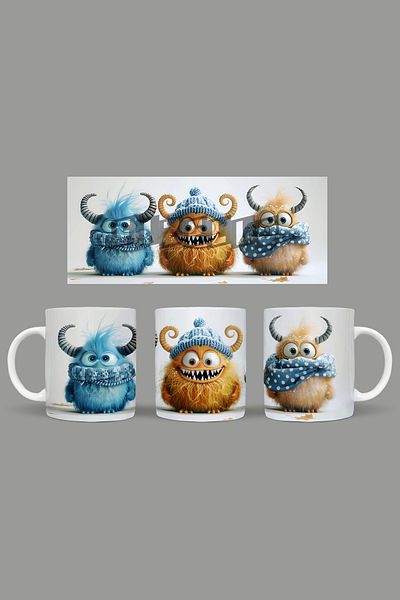 Fizello Cute Baby Monsters - Cute Baby Monsters Mug