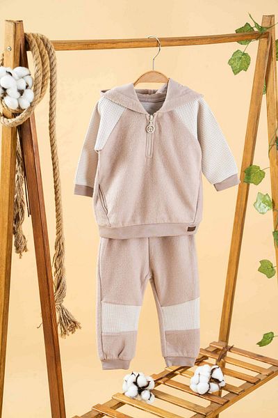 bombe Baby Kids Lilac Cotton 2-Piece Set First I Trend Fashion Bottom Top Set