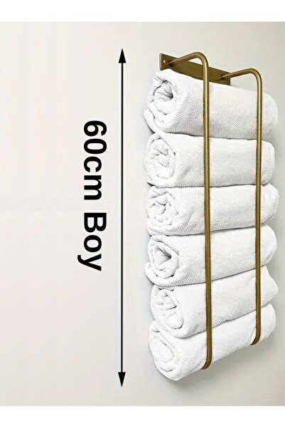 KL HOME Banyo Havlu Düzenleyici Duvar Depolama Rafı Banyo Dekoru Havlu Depolama Rafı Havlu Askısı Duvar Depo
