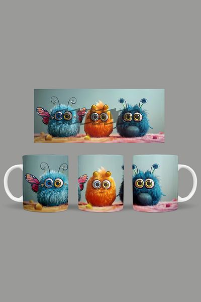 Fizello Cute Baby Monsters - Cute Baby Monsters Mug