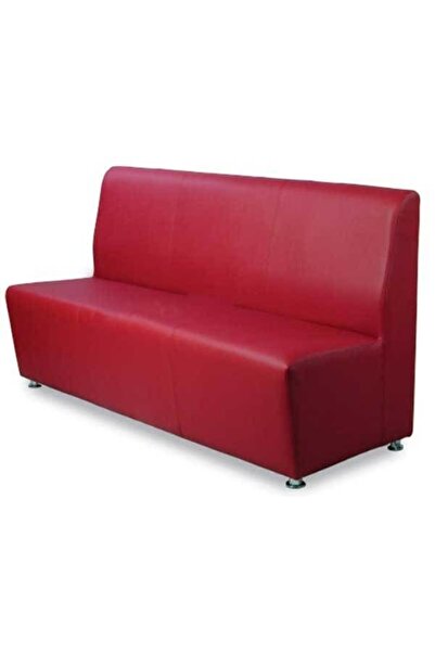 Home Koltukstilim 3 Kişilik Balkon Bahçe Koltuğu Kırmızı