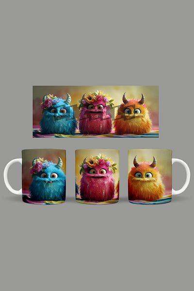 Fizello Cute Baby Monsters - Cute Baby Monsters Mug