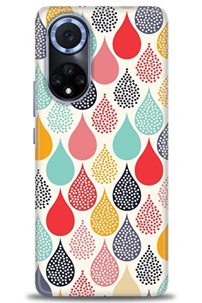 GMOtp حافظة هواوي نوفا 9 مطبوعة بدقة عالية - قطرات ملونة