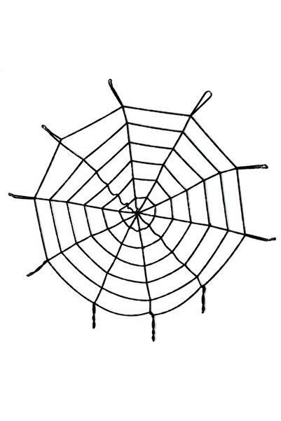 katre46 Διακόσμηση Halloween Halloween Spider Web Μαύρο 1,5 μέτρα