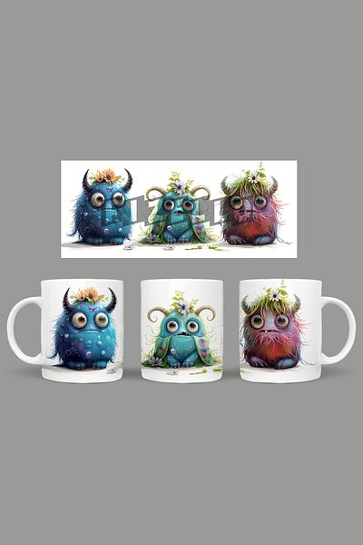 Fizello Cute Baby Monsters - Cute Baby Monsters Mug
