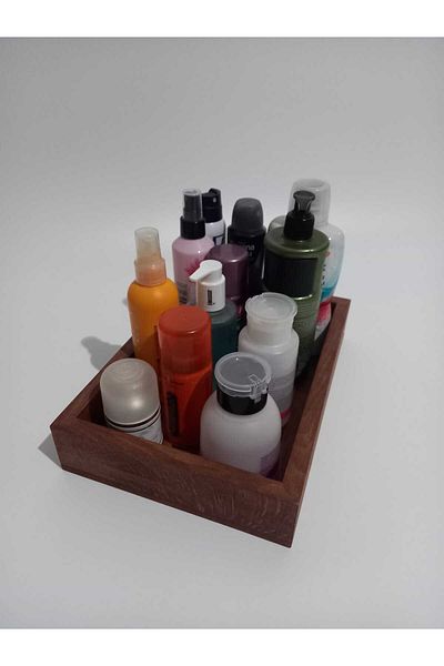 ProffArt Ahşap Makyaj ,banyo , Dolap Düzenleme Kutusu 29x18 Englishcolor