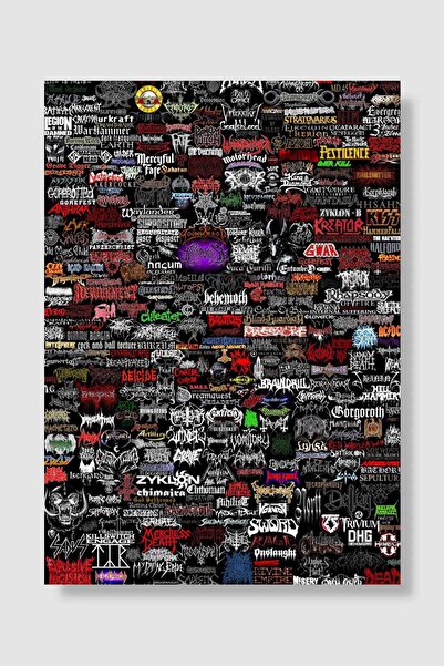 kubdekor Music Bands Müzik Poster Çerçevesiz Yüksek Kalite Müzik Afiş Duvar P...