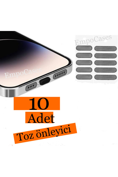 EmpoCases 10 Adet Cep Telefonu Hoparlör Toz Onleyici Sticker, Hoparlör Koruyu...