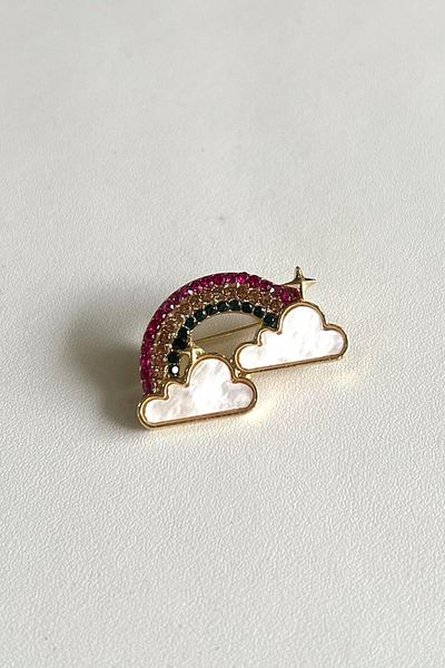 CERENY.CO Rainbow Brooch