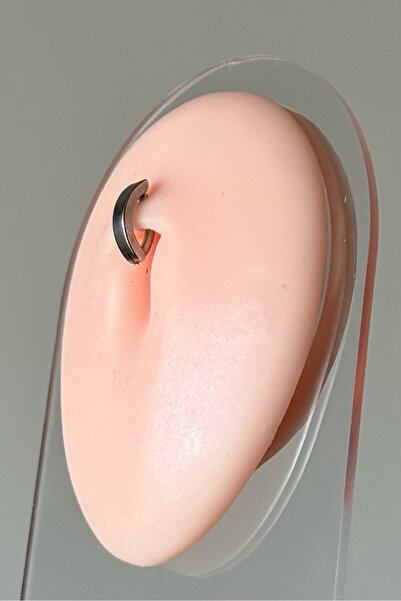 CERENY.CO Mini Halka Göbek Piercing 8 MM 316L Cerrahi Çelik