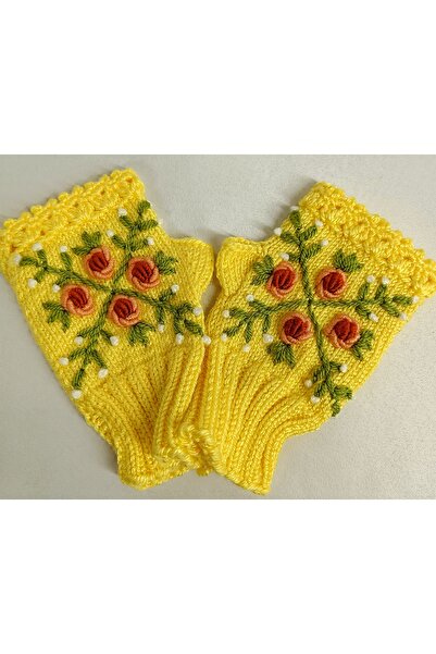 Elizi Atölyesi Nakışlı Eldiven El Örgüsü