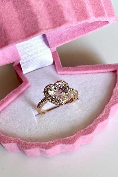 Gemstone Heart Ring