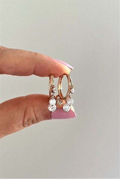 CERENY.CO Shakira Halka Küpe Çifti | Çelik