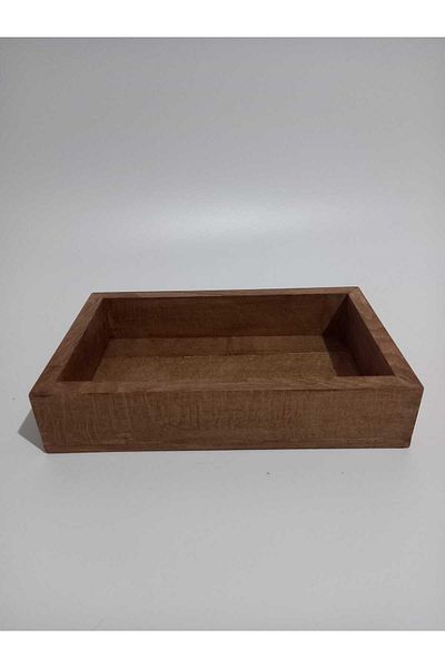 ProffArt 25X15 Darkoa Wood Makeup - Bathroom and Cabinet Organizing Box