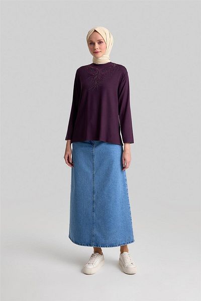 Armine Bumbac pieptănat 24yd9009 Prune