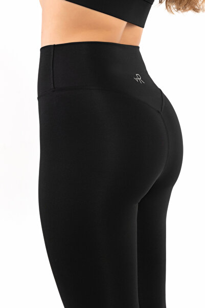 RULE ACTIVE جوارب نسائية سوداء عالية الخصر