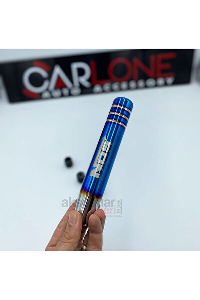 MEGAHAWK Drift-Drag Nos Logolu MAVİ-GÜMÜŞ Renk Sert Metal Malzeme Süper Lüx V...