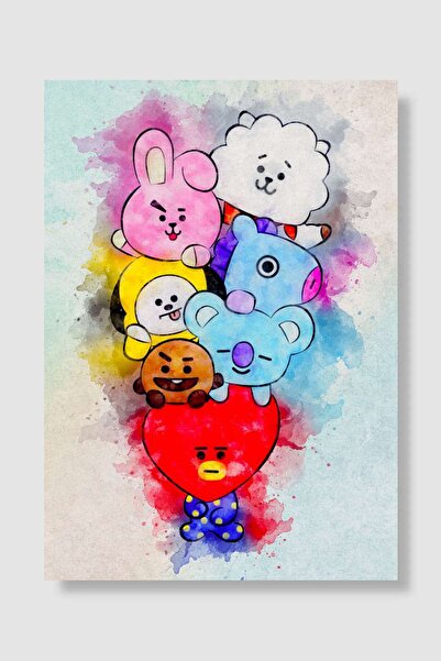 kubdekor BTS BT12 Fantasy Müzik Poster Çerçevesiz Yüksek Kalite Müzik Afiş Du...