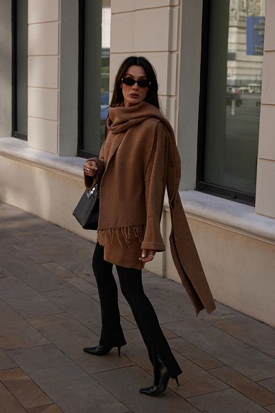 Trendyol Collection Schwarze, seitlich geschlitzte Ottoman-Leggings mit hoher Taille aus Strick TWOAW24TA00008