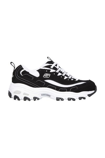SKECHERS D'LITES-BİGGEST FAN Schwarze Damen-Sneaker - 11930 BKW