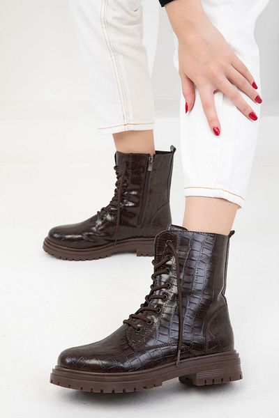 SOHO Hnědé dámské boty Krako - Model 13786