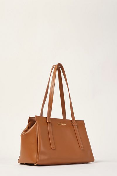 Ted Baker Velká kabelka Tan Plain Skin 2853