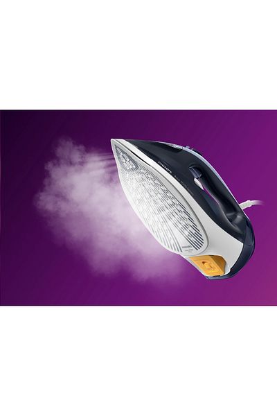 Philips Hv Steam Iron 7000 Series, 2800W, Steamglide Plus Soleplate, Vertical Steam, - Dst7030/26