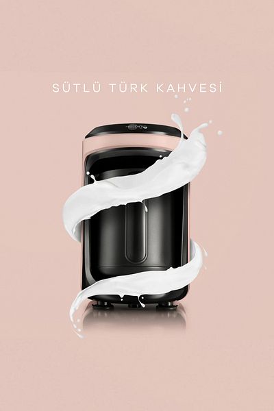 Karaca Aparat de cafea turcesc Memory Hüps Milk Pearly Pink 153.03.06.2264