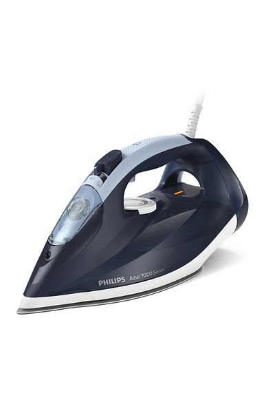 Philips Hv Steam Iron 7000 Series, 2800W, Steamglide Plus Soleplate, Vertical Steam, - Dst7030/26