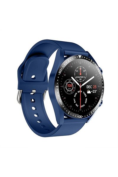 X.Cell Classic 3 Talk Lite Smartwatch, HR/BP/Oxygen Monitor, Call Function, IP67, 1-Week Battery - Blue