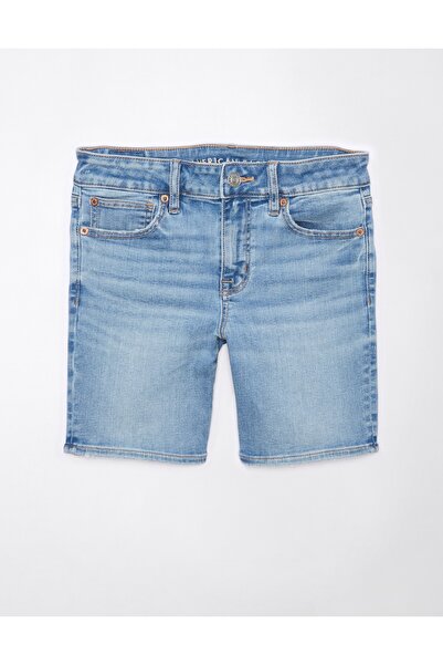 AMERICAN EAGLE AE Next Level Low-Rise Skinny Bermuda Denim Short
