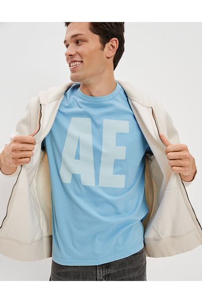 AMERICAN EAGLE AE Super Soft Graphic T-Shirt