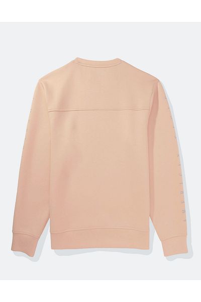 AMERICAN EAGLE Ae 24/7 Good Vibes Crew Neck Sweatshirt