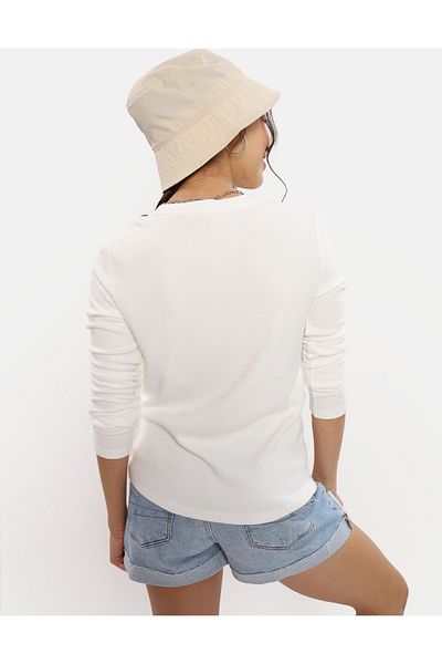 AMERICAN EAGLE AE Plush - تي شيرت بأكمام طويلة مع أزرار