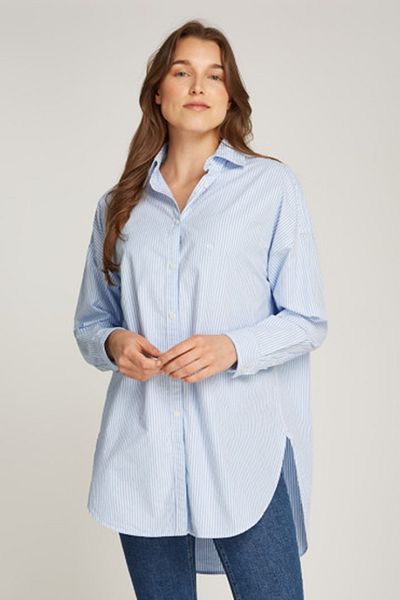 Calvin Klein CK TÚLMÉRETES HOSSZÚ UJJÚ PÓLÓ