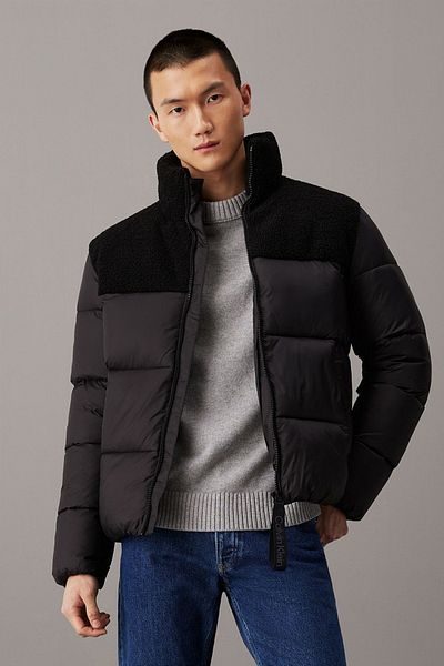 Calvin Klein Σακάκι Sherpa Puffer - Άνετη εφαρμογή και κομψό σχέδιο