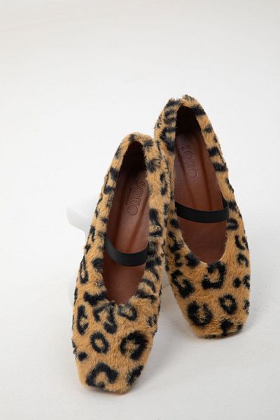 SOHO 20016 Modell Leopard Print Damen Babet