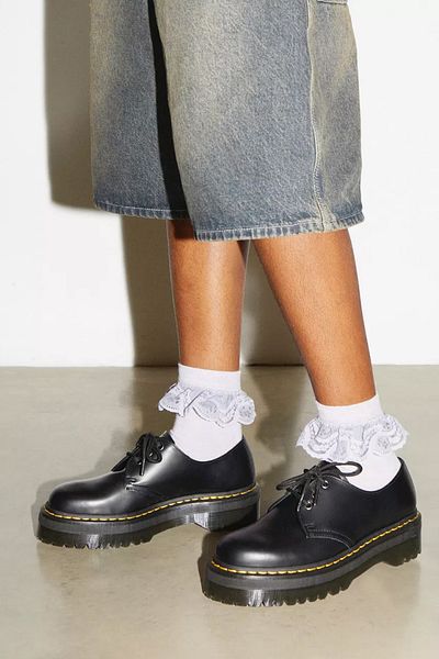Dr. Martens 1461 Black Quad Polished Smooth Black