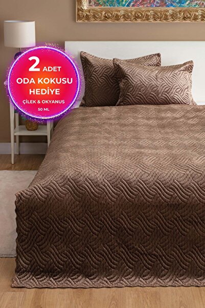 West Home Çift Kişilik Yatak Örtüsü İKİ YASTIK KILIFLI 240X260