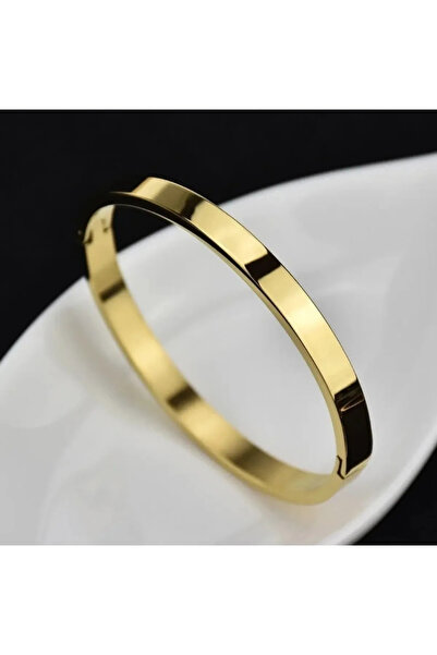 X-Lady Accessories سوار موديل مسطح باللون الذهبي