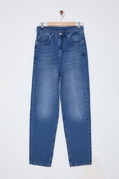 Trendyol Collection Μπλε ανδρικό φαρδύ τζιν TMNAW25JE00011