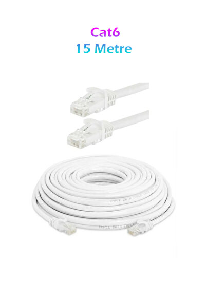 Cat 6 Ethernet Kablosu 15 Metre